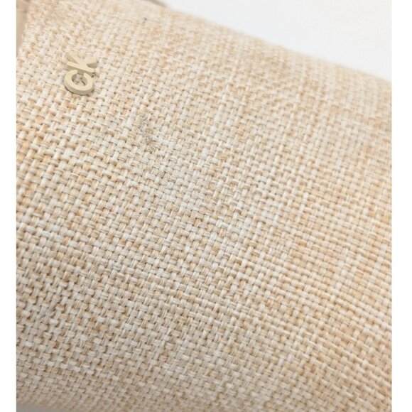 Calvin Klein Jotie Women's Heeled Sandal Square Toe Light Natural Size US8M EU39 - Picture 8 of 12